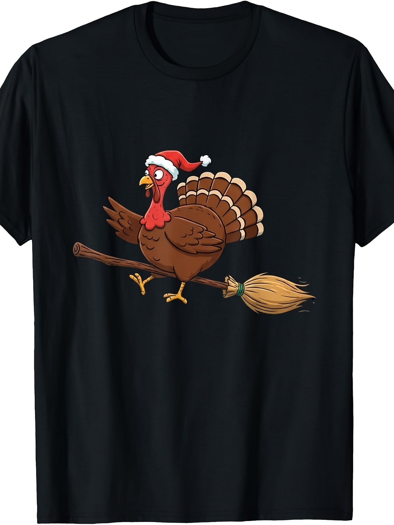 Holiday Mashup Turkey Funny Thanksgiving Halloween Christmas T-Shirt